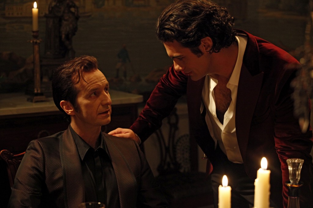 Denis O'Hare True Blood's Russel Edgington The King of Mississippi and Theo Alexander as Talbot