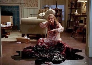 Sookie Stackhouse (after she staked Mike Spencer) in Episode 10 of HBO's True Blood