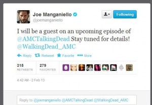 Joe Manganiello star of HBO's True Blood speaks on Twitter
