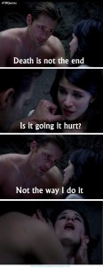 TB S06E04 6 quote ~ Eris Northman & Willa Burrell