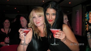 Jessica Clark (Lilith) and Tara Buck (Ginger) attend Australia's Club Fangtasia event