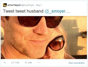 Anna Paquin (who stars as Sookie Stackhouse in HBO's True Blood) recently joined Twitter