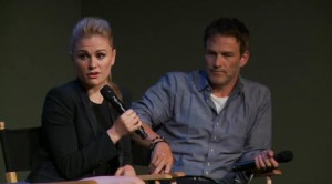 True Blood's Anna Paquin (Sookie Stackhouse) and Stephen Moyer (Bill Compton) video interview at Apple's Soho Store