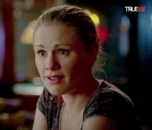 Anna Paquin stars as Sookie Stackhouse in HBO's True Blood Season 7 Episode 9 (entitled 'Love is to Die')
