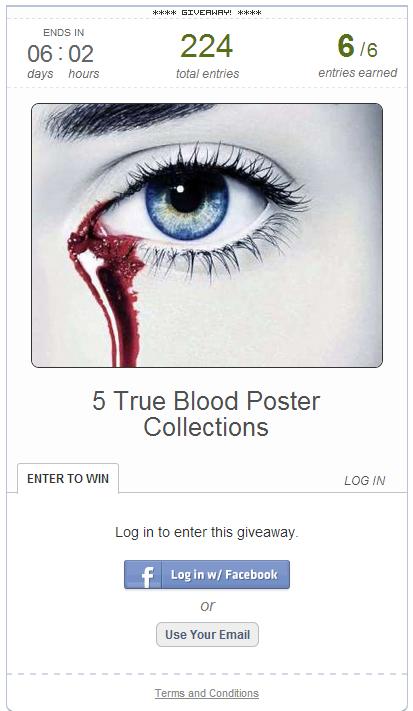 TVFanatic True Blood Rafflecopter image