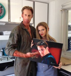 True Blood auction Kristin Bauer van Straten and Alexander Skarsgard
